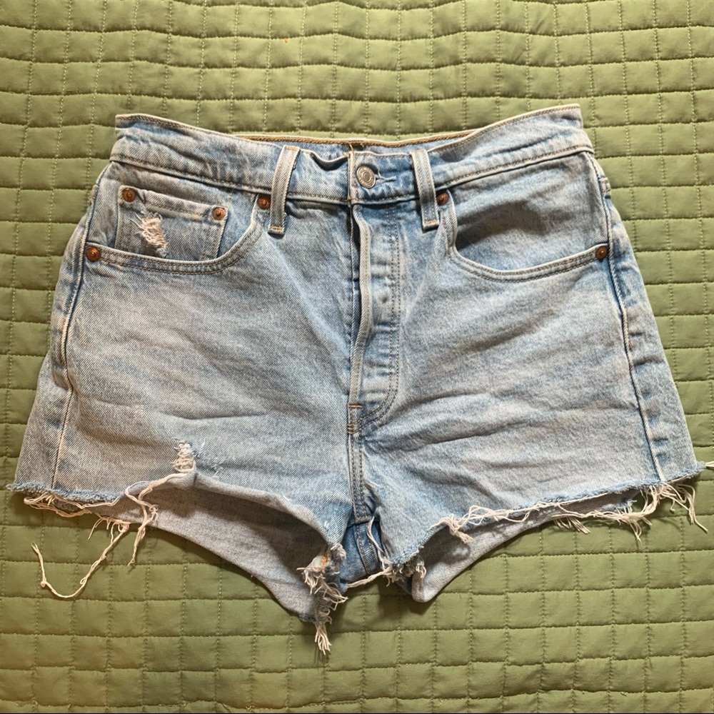 Levi 501 denim shorts